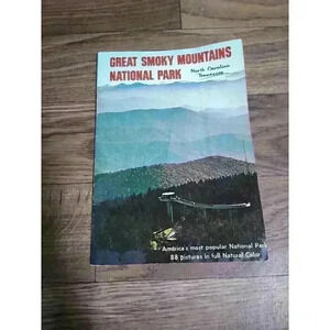 Great Smoky Mountains Park North Carolina Tennessee 88 Pictures Booklet 1972
